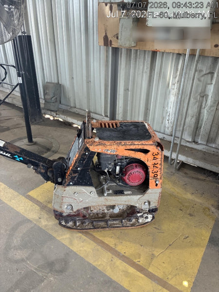 2023 Multiquip MV308GH Honda GX270, 18" Plate, Tachometer