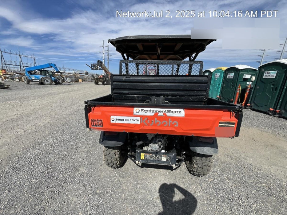 2022 Kubota RTV-X1140W-H Plastic Canopy, Windshield Acrylic Clear, LED Strobe Light, Wire Harness Kit, Back up Alarm