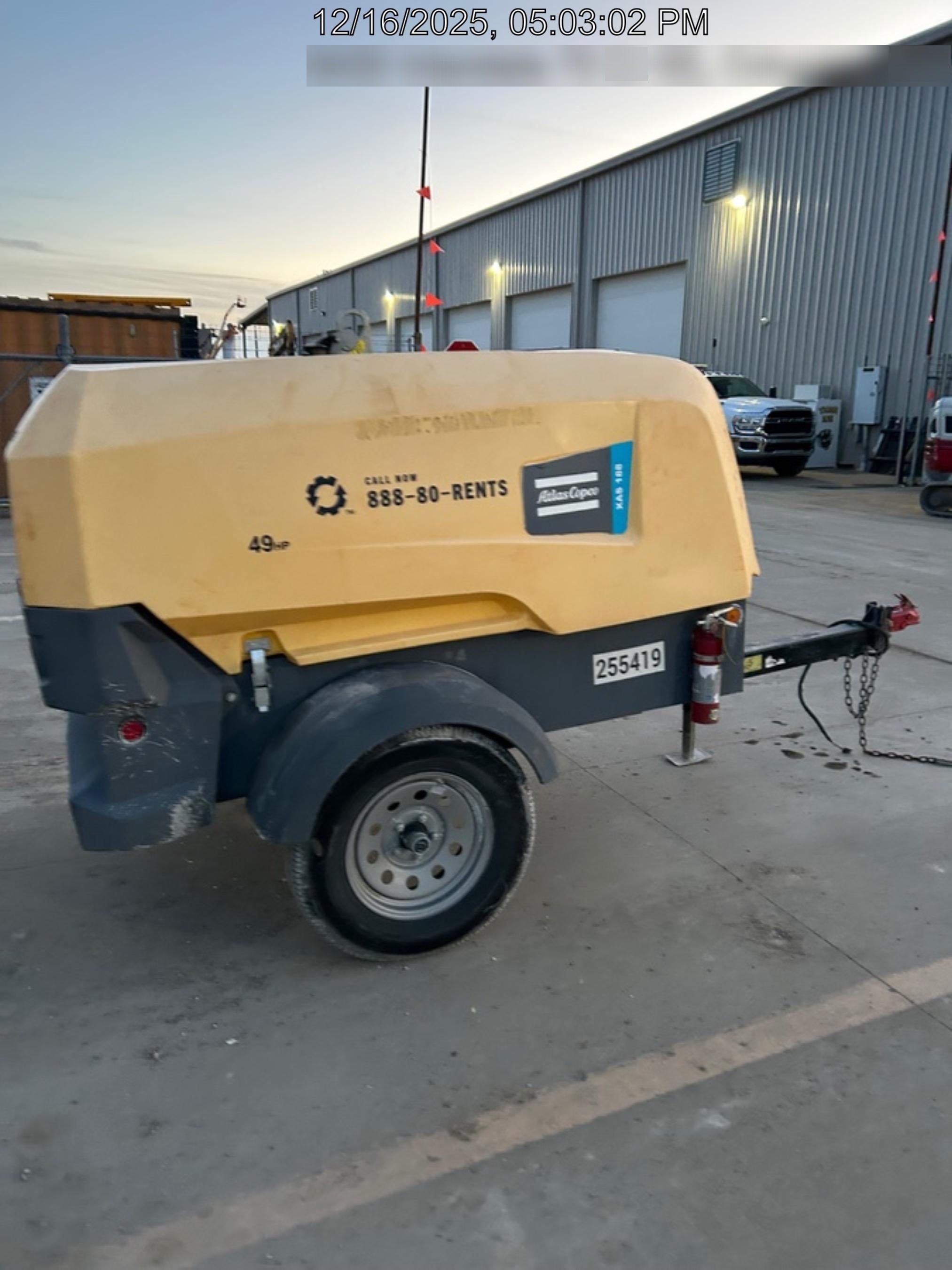2022 ATLAS COPCO XAS188 CWK