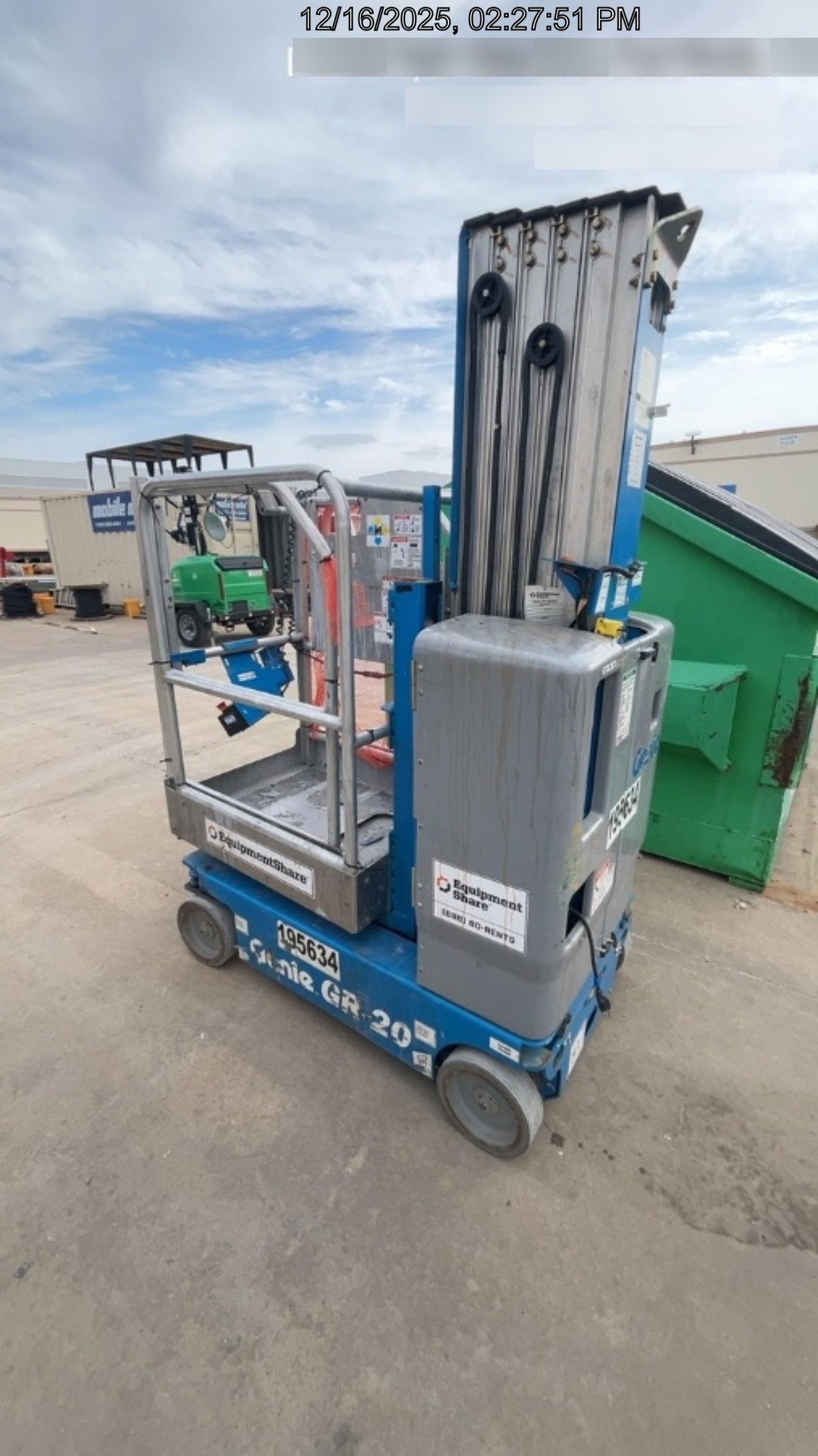 2021 GENIE GR-20