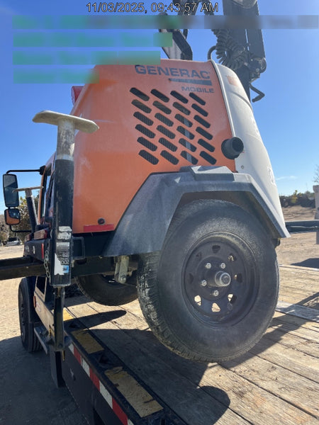2024 Generac MLT2 Diesel, Flex Switch 120V Input, Powerzone Controller, 
(4) 320W LED Lights, 4kW Generator, 39.9 Gal Fuel Tank, 2" Ball, T3
