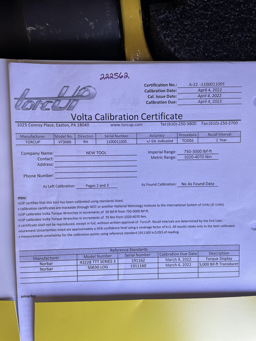 2022 TORCUP VT-3000KIT