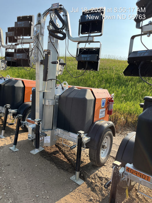 2024 Wanco WLTT-4MM4K Diesel, Deep Sea Controller, Shore Power Plug, Auto Start, (4) 350W LED Floodlights, 4kW Generator, 60 Gal Fuel Tank, 2" Ball, T3