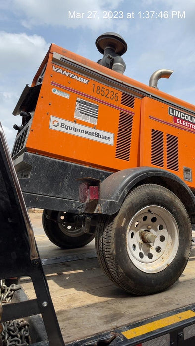 2021 Lincoln Electric Vantage 549X Ready Pak 3, ORANGE (includes trailer, cable rack, fender light kit)