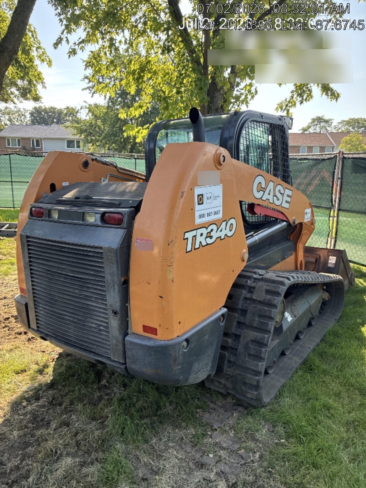 2020 Case TR340 Standard Options