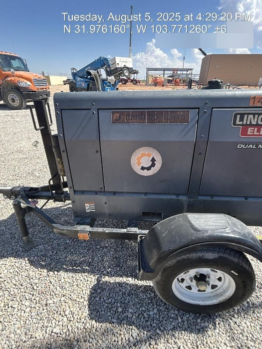 2020 Multiquip DLW400ESA4 400 amp Welder, 14kW, 120/240V, T4F Kubota, Trailer