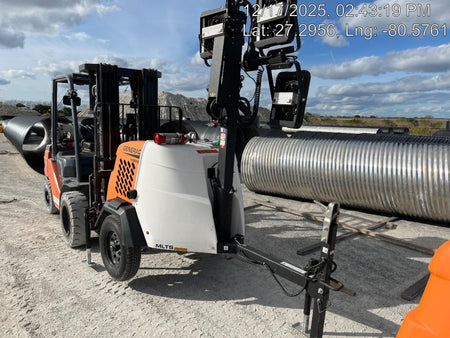 2025 Generac MLTS-4 Diesel, Mitsubishi L2E, 7.1 hp @1800 rpm, Flex Switch 120V Input, Powerzone Controller, (4) 320W LED Lights, 4kW Generator, 39.9 Gal Fuel Tank, 2" Ball, T3, ES Decals