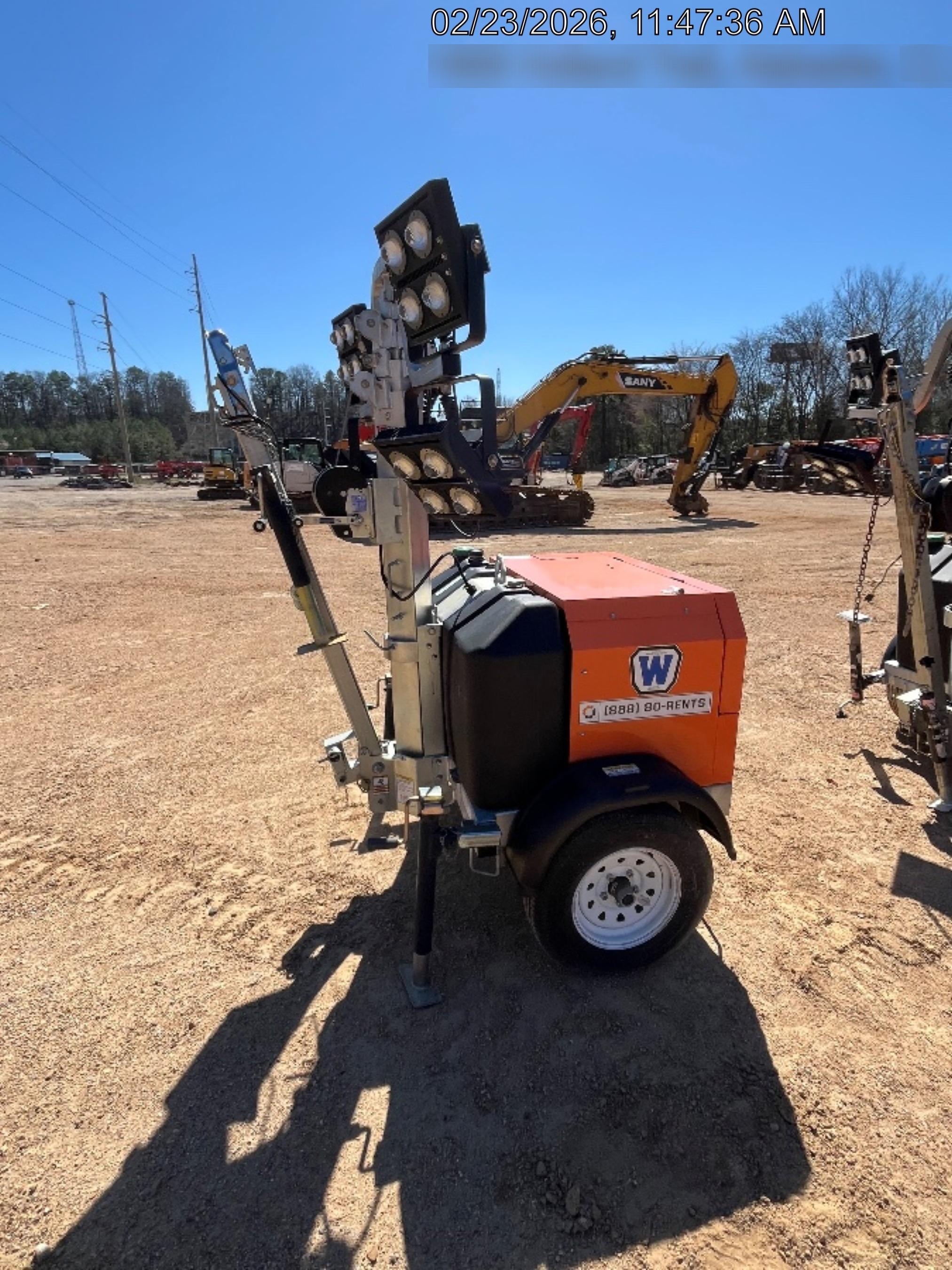 2023 Wanco WLTT-4MM4K Diesel, Deep Sea Controller, Shore Power Plug, Auto Start, (4) 350W LED Floodlights, 4kW Generator, 60 Gal Fuel Tank, 2" Ball, T3