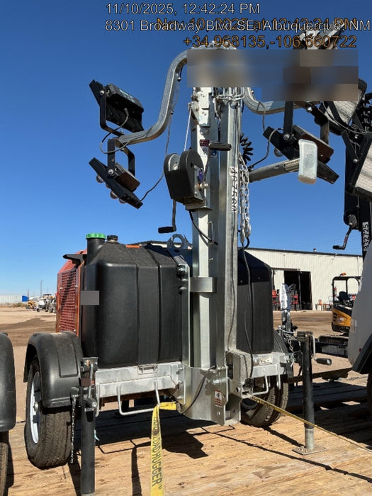 2024 Wanco WLTT-4MM4K Diesel, Deep Sea Controller, Shore Power Plug, Auto Start, (4) 350W LED Floodlights, 4kW Generator, 60 Gal Fuel Tank, 2" Ball, T3