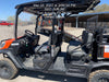 2022 Kubota RTV-X1140W-H Plastic Canopy, Windshield Acrylic Clear, LED Strobe Light, Wire Harness Kit, Back up Alarm