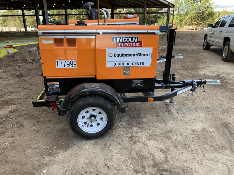 2021 Lincoln Electric Vantage 322 Vantage 322 Ready Pak 3 w/ Decals, ORANGE (includes trailer, cable rack, fender light kit) NO Telematics