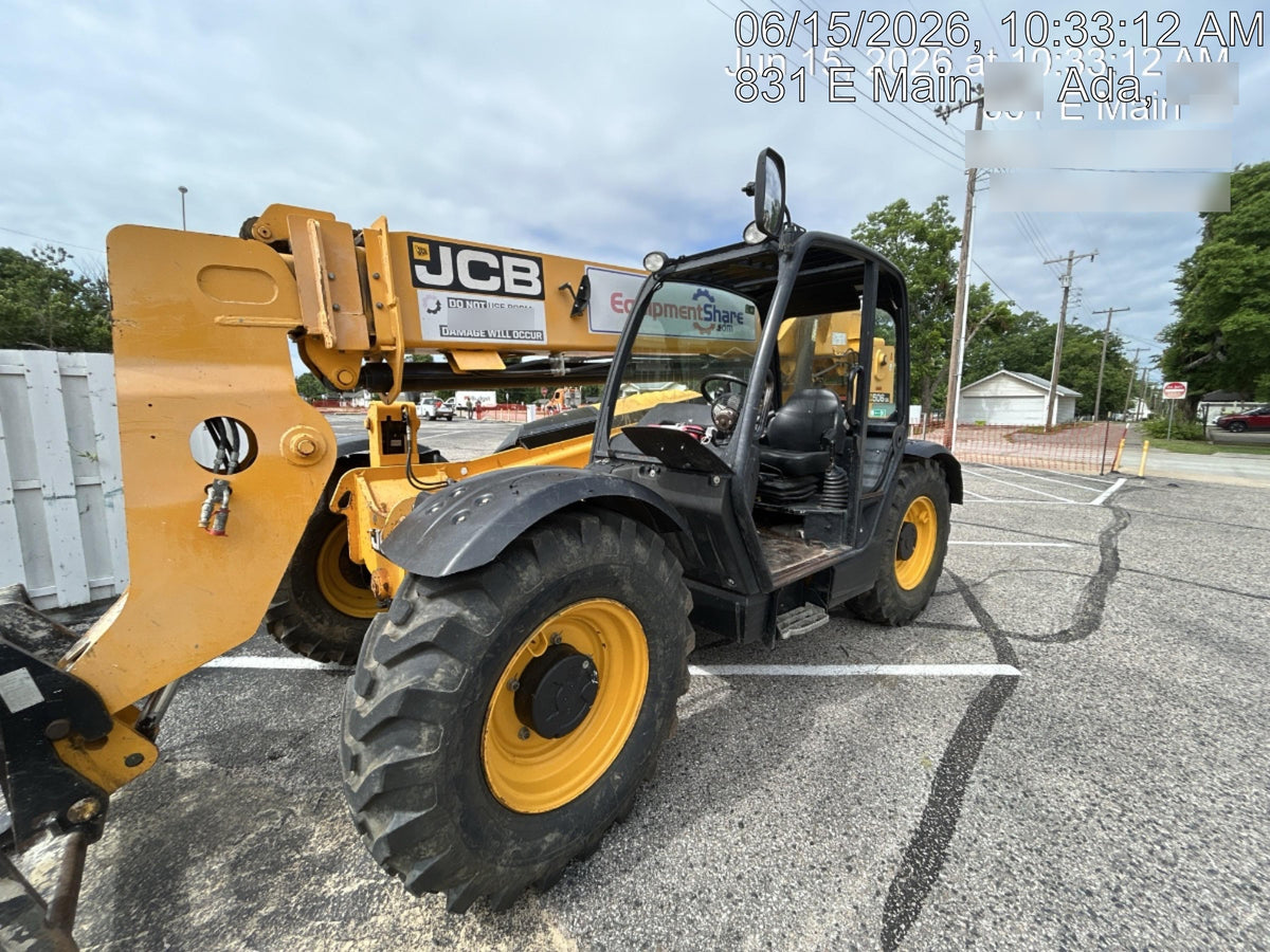 2019 JCB 506-36 Canopy, 74 HP, Foam Filled Tires, STD Worklight, Beacon, Aux Hydraulics, Lifting Eye, Back up Alarm 48" Carriage/48" Forks