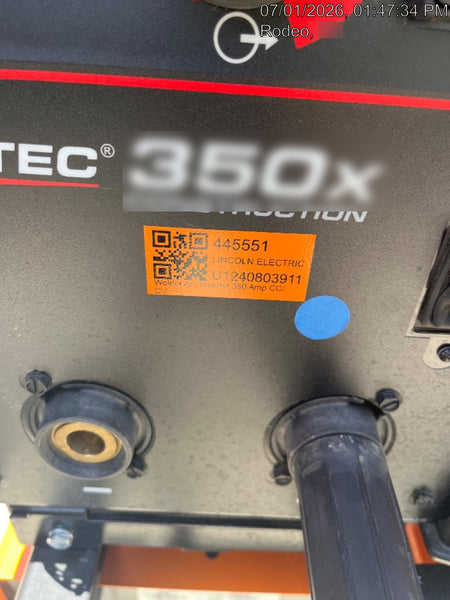 2024 LINCOLN ELECTRIC FLEXTEC 350X