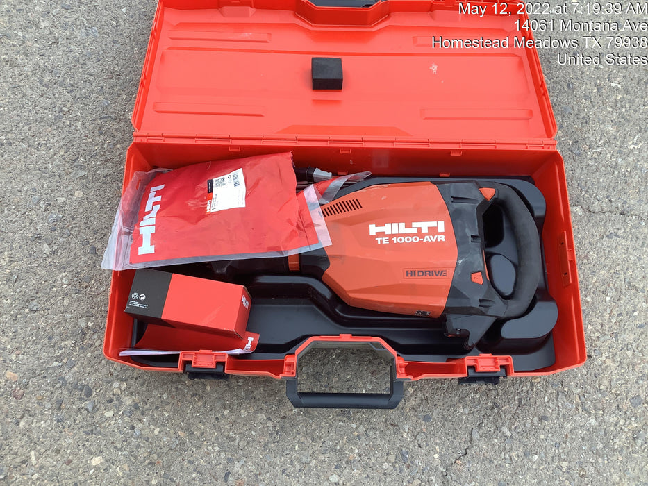 2020 HILTI TE 1000-AVR