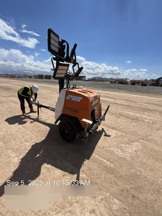 2023 Generac MLT2 Diesel, Flex Switch 120V Input, Powerzone Controller, 
(4) 320W LED Lights, 4kW Generator, 39.9 Gal Fuel Tank, 2" Ball, T3