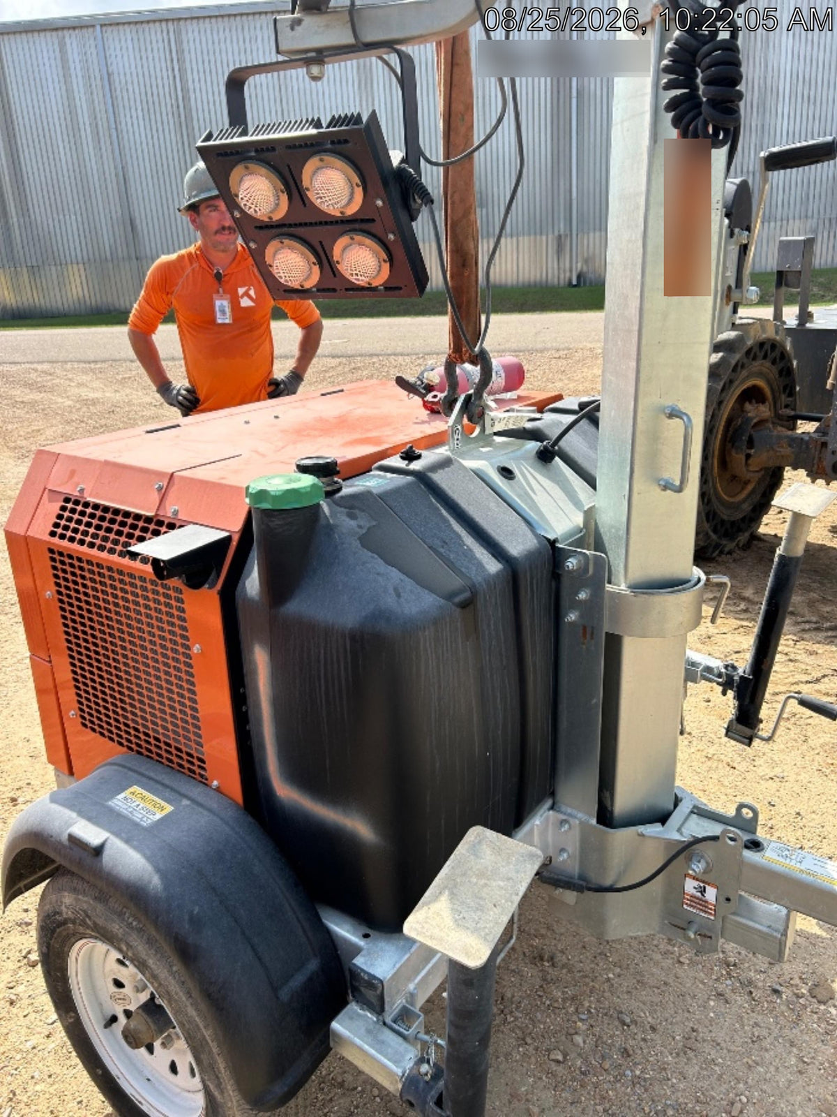 2025 Wanco WLTT-4MM4K Diesel, Mitsubishi L2E, 9.0HP @1800 rpm, Deep Sea Controller, Shore Power Plug, Auto Start, (4) 350W LED Floodlights, 4kW Generator, 60 Gal Fuel Tank, 2" Ball, T3