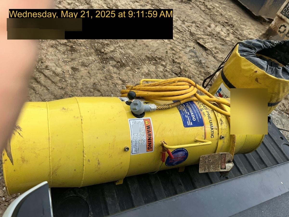 2022 TEXAS PNEUMATIC TOOLS, INC. TB-12-EXP