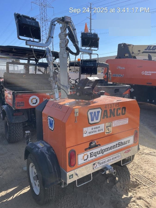 2024 Wanco WLTT-4MM4K Diesel, Deep Sea Controller, Shore Power Plug, Auto Start, (4) 350W LED Floodlights, 4kW Generator, 60 Gal Fuel Tank, 2" Ball, T3