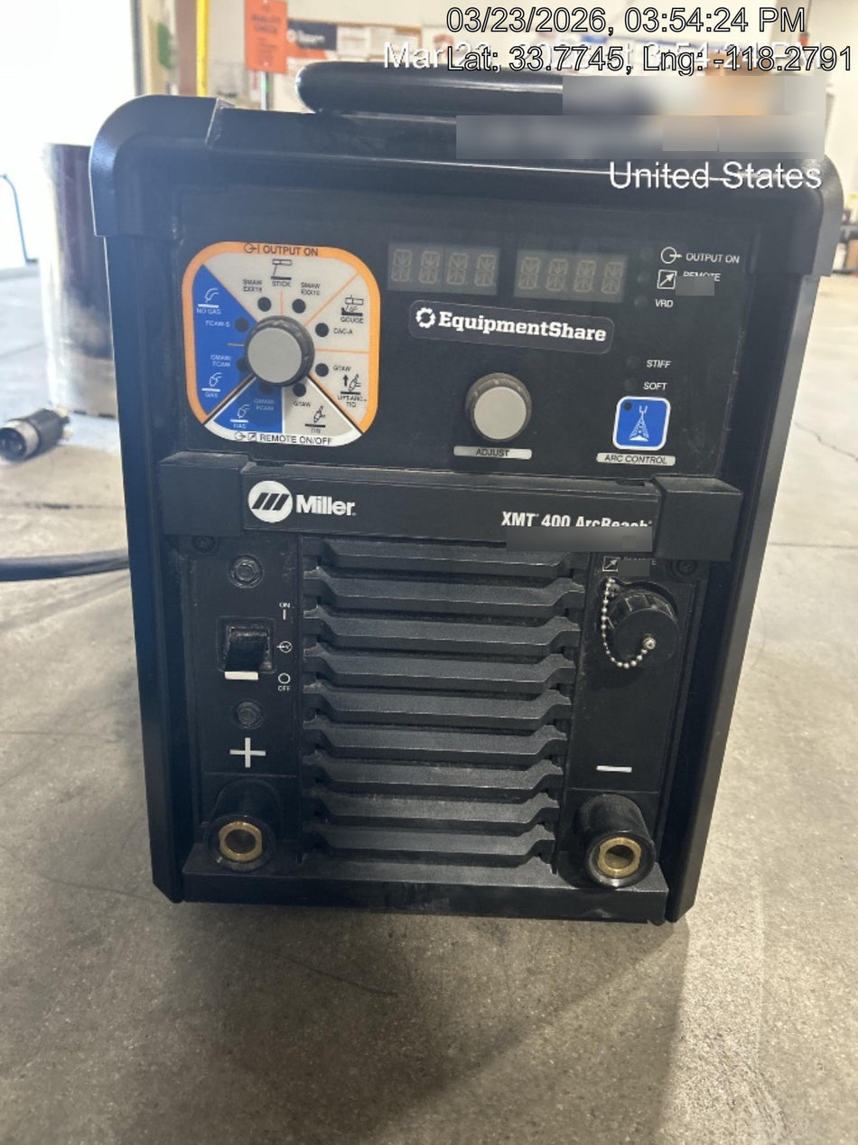 2025 MILLER ELECTRIC XMT 400