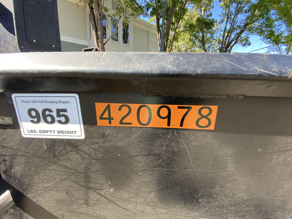 2024 STAR INDUSTRIES M-1820 - Self-Dump Hopper