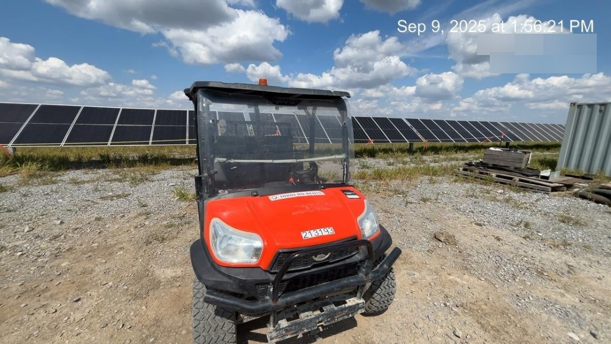 2022 Kubota RTV-X1140W-H Plastic Canopy, Windshield Acrylic Clear, LED Strobe Light, Wire Harness Kit, Back up Alarm