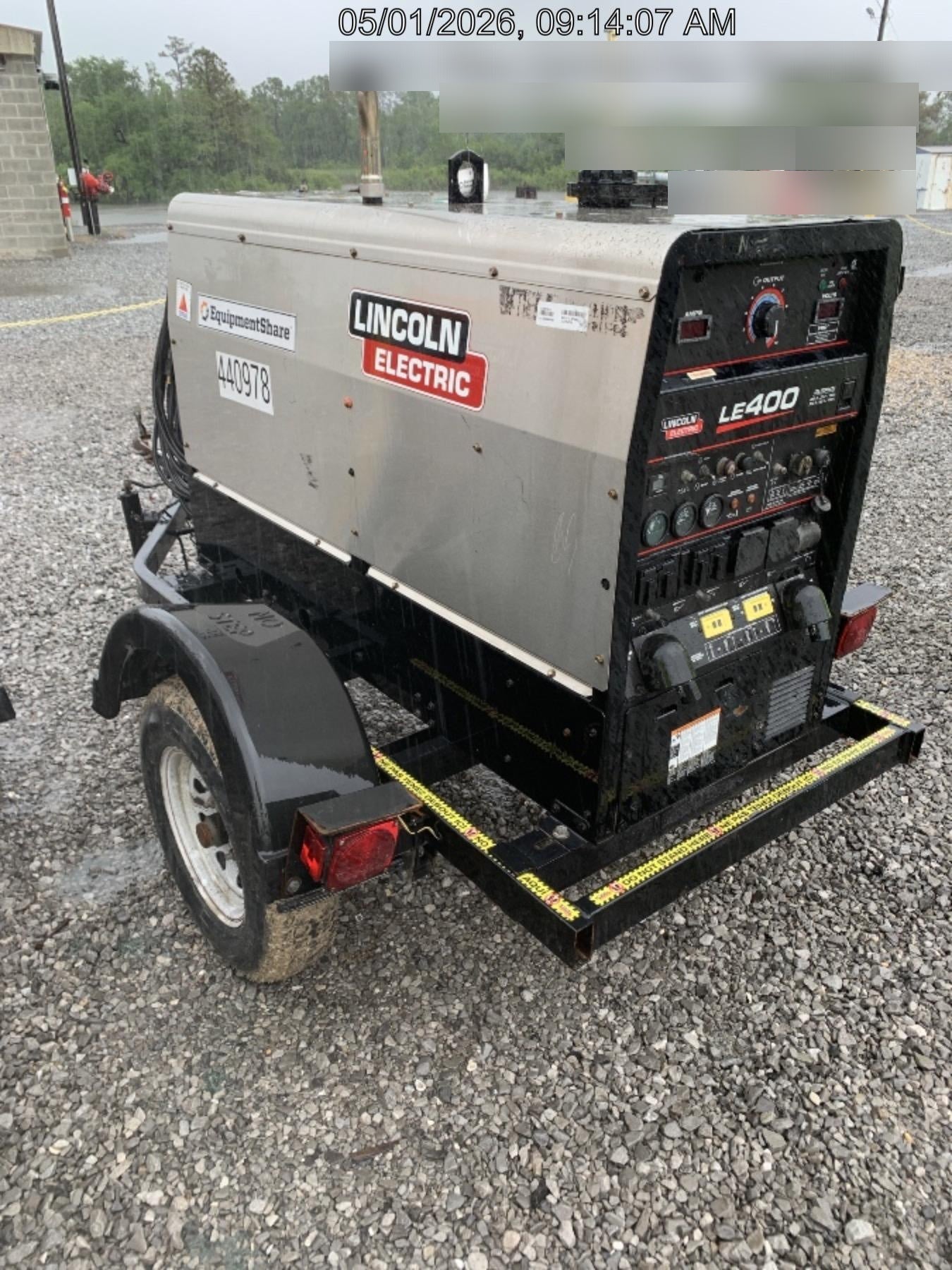 2024 Lincoln Electric LE400 Kubota V1505, Trlr, Cable Rack, Light Kit, ES Decals, T3