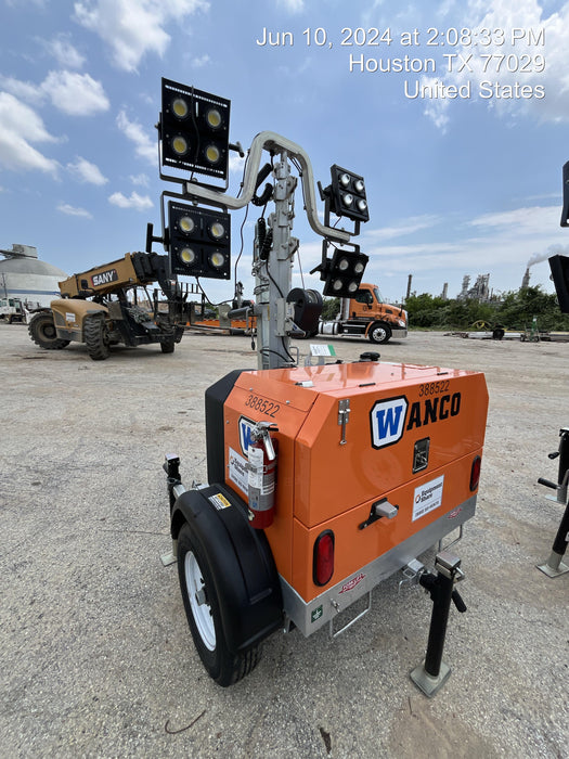 2024 Wanco WLTT-4MM4K Diesel, Deep Sea Controller, Shore Power Plug, Auto Start, (4) 350W LED Floodlights, 4kW Generator, 60 Gal Fuel Tank, 2" Ball, T3