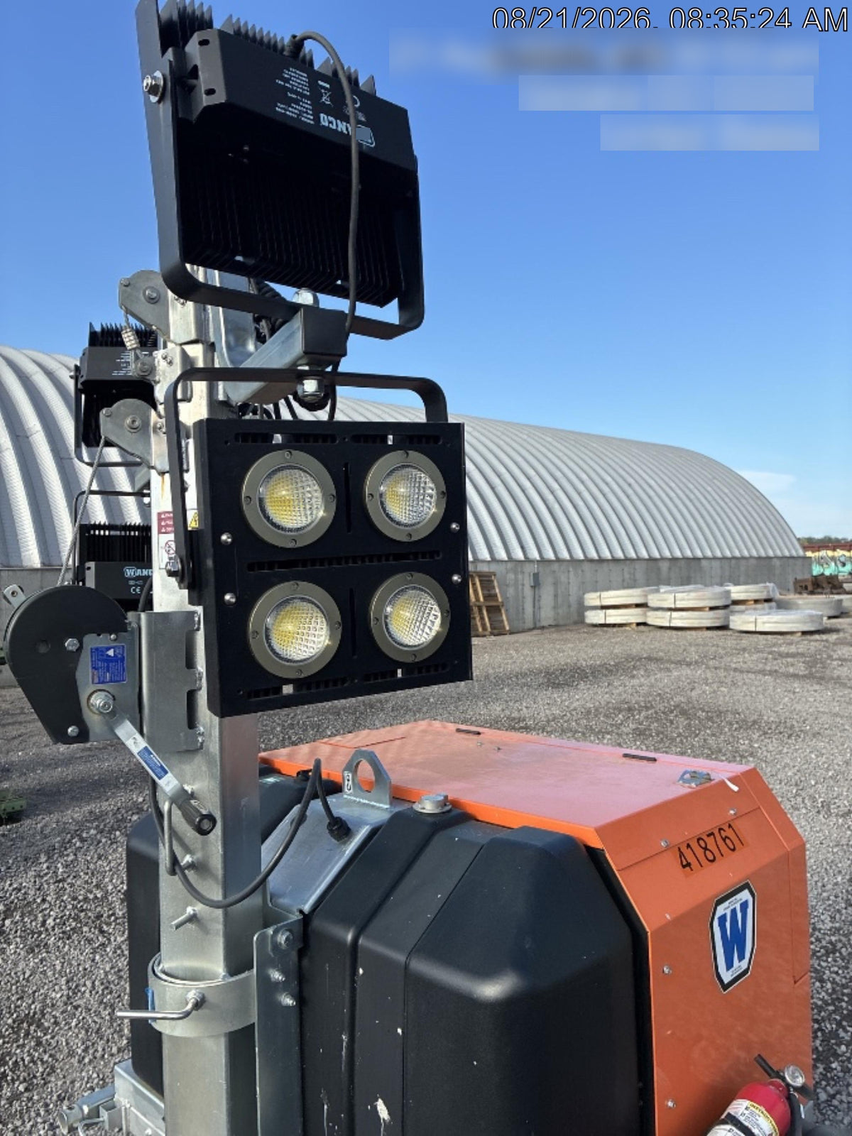 2024 Wanco WLTT-4MM4K Diesel, Deep Sea Controller, Shore Power Plug, Auto Start, (4) 350W LED Floodlights, 4kW Generator, 60 Gal Fuel Tank, 2" Ball, T3