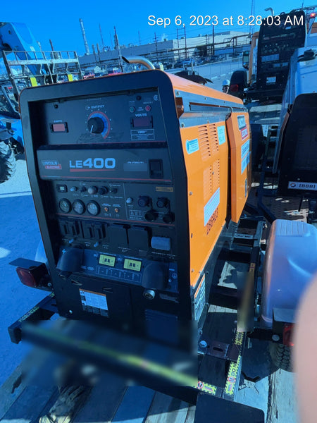 2022 Lincoln Electric LE400 Kubota V1505, Trlr, Cable Rack, Light Kit, ES Decals, T3