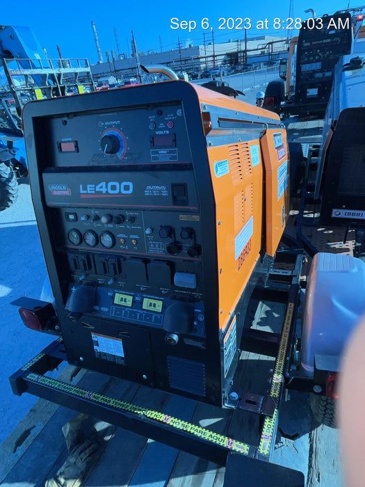 2022 Lincoln Electric LE400 Kubota V1505, Trlr, Cable Rack, Light Kit, ES Decals, T3