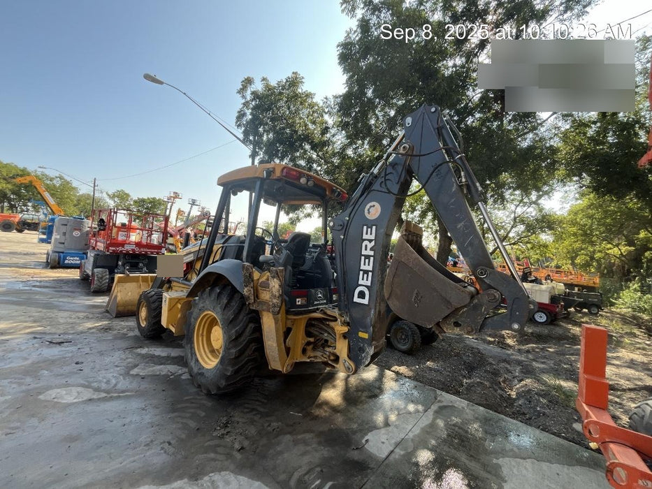 2019 John Deere 310LEP 4WD, Canopy, Standard dipper, ISO Controls, Rear Auxiliary Hydraulics, Manual QC w/Buckets: 12”, 18”, and 24”