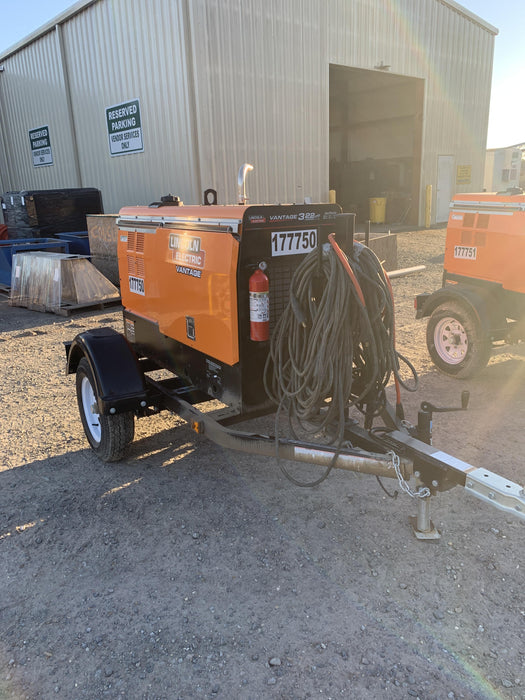 2021 Lincoln Electric Vantage 322 Vantage 322 Ready Pak 3 w/ Decals, ORANGE (includes trailer, cable rack, fender light kit) NO Telematics