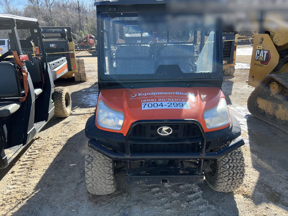 Kubota RTV-X1140W-H Kubota RTVX1140WH 4wd Utility Cart, LED Strobe, Windshield Tempered Glass, Pastic Canopy, Wire Harness Kit, Backup Alarm