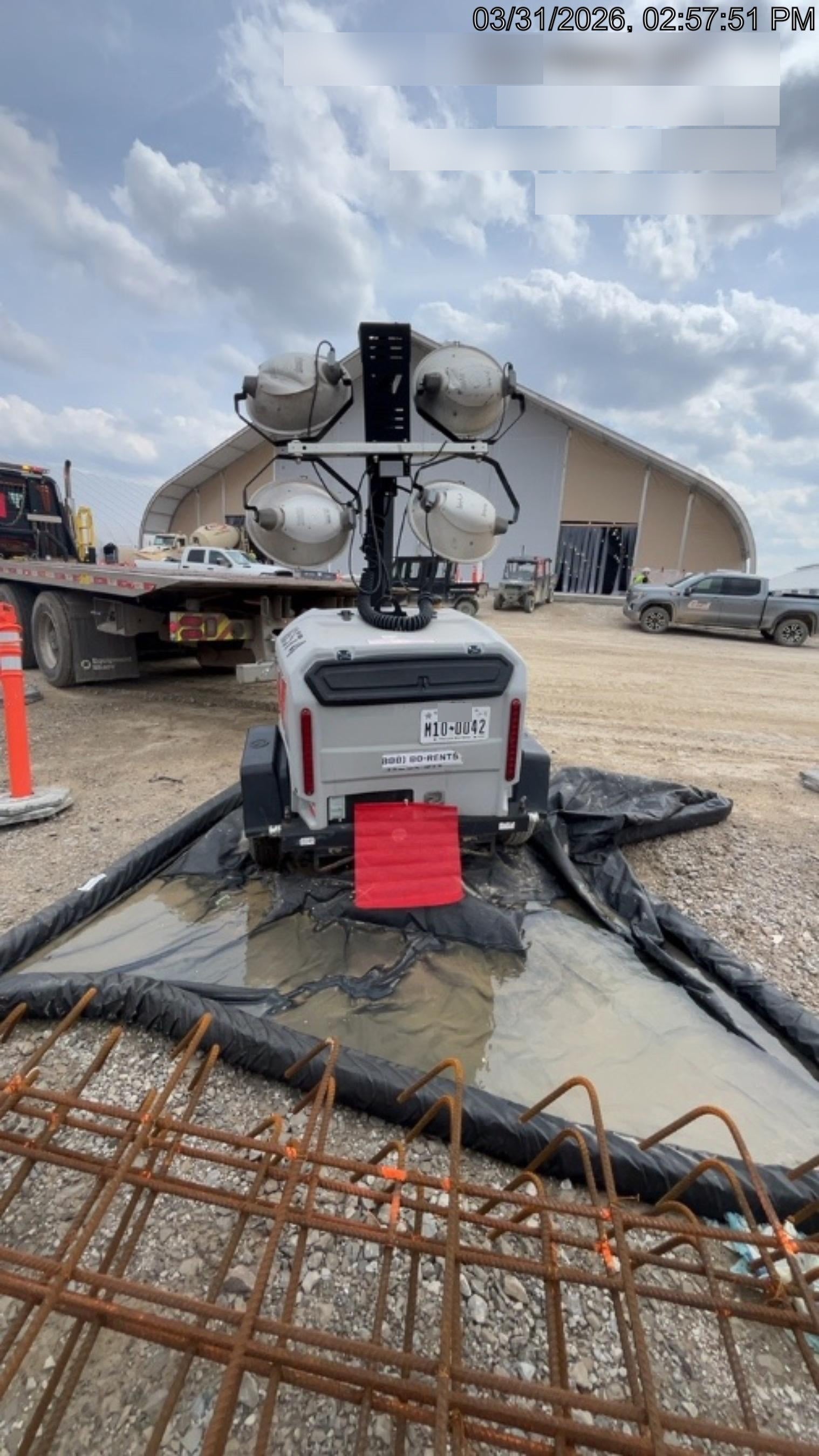 2018 Wacker Neuson LTV6L-MH Wacker Neuson LTV6L Mobile Light Tower w/Fuel Level Sensor Installed