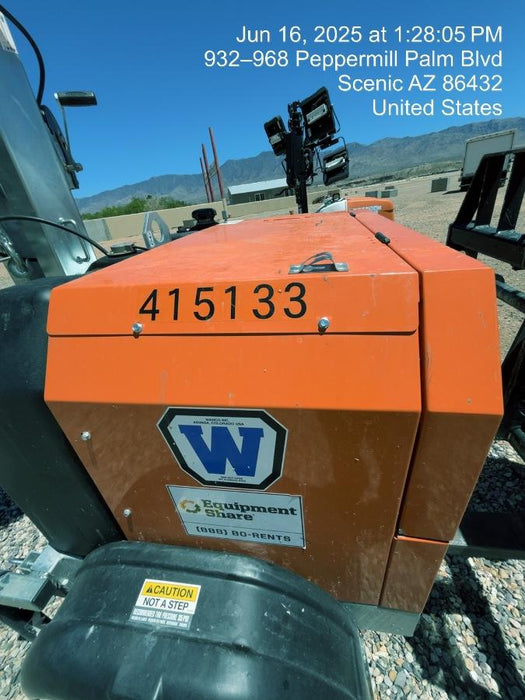 2024 Wanco WLTT-4MM4K Diesel, Deep Sea Controller, Shore Power Plug, Auto Start, (4) 350W LED Floodlights, 4kW Generator, 60 Gal Fuel Tank, 2" Ball, T3