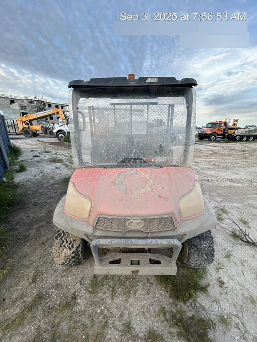 2019 Kubota RTV-X900 4wd Utility Cart, LED Strobe, Windshield Tempered Glass, Plastic Canopy, Backup Alarm