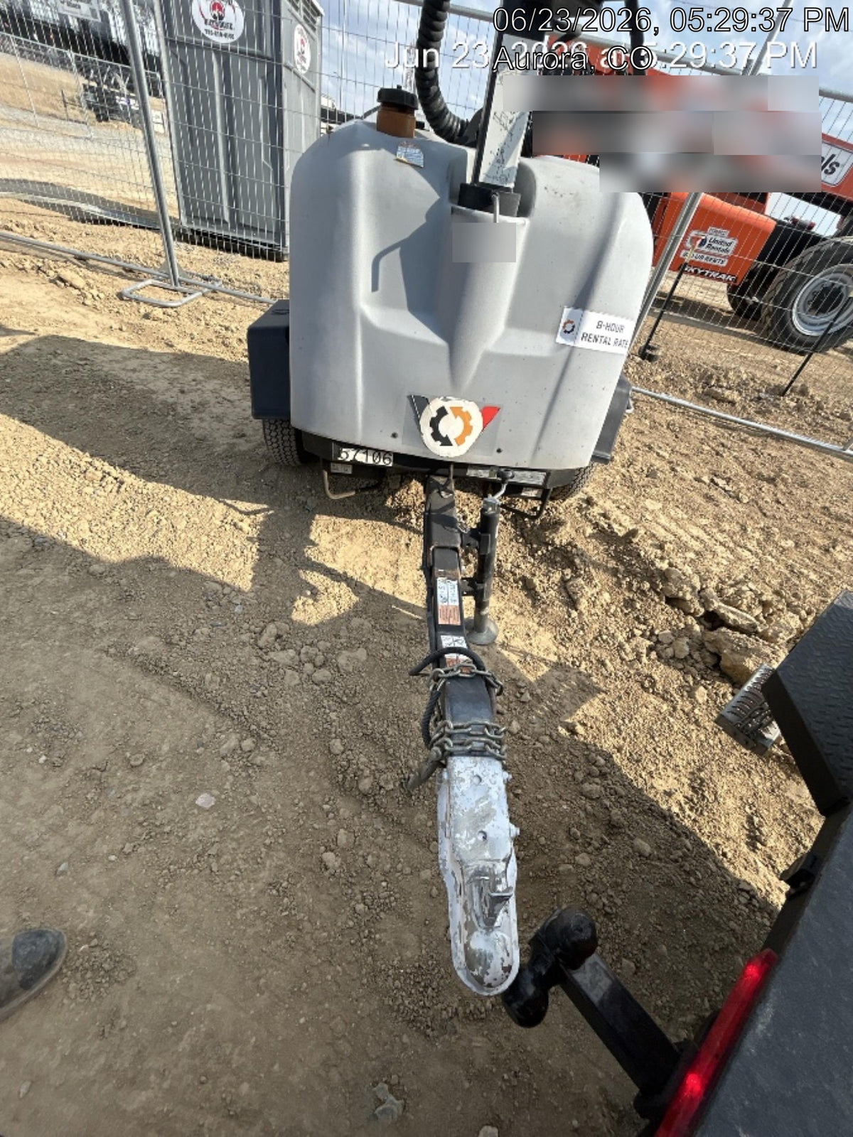 2019 Wacker Neuson LTV6K-LED Standard LED Towable Light Tower w/None