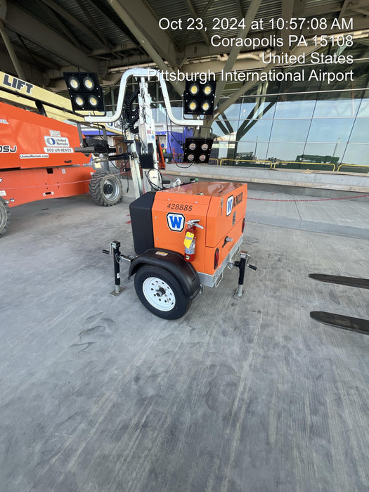 2024 Wanco WLTT-4MM4K Diesel, Deep Sea Controller, Shore Power Plug, Auto Start, (4) 350W LED Floodlights, 4kW Generator, 60 Gal Fuel Tank, 2" Ball, T3