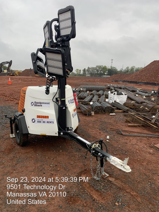 2023 Generac MLT2 Diesel, Flex Switch 120V Input, Powerzone Controller, 
(4) 320W LED Lights, 4kW Generator, 39.9 Gal Fuel Tank, 2" Ball, T3