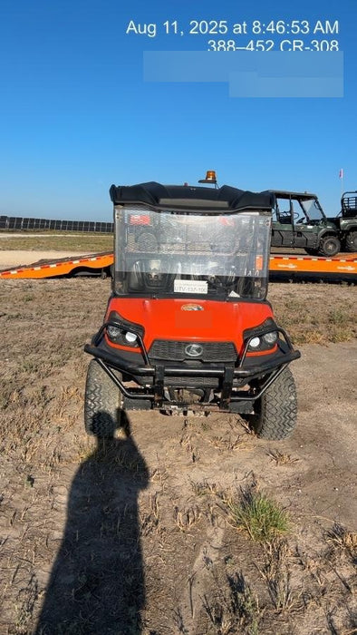2019 Kubota RTV-XG850WL-H 4wd Utility Cart, Gas, 2 Seat, LED Strobe, Windshield Tempered Glass, Plastic Canopy, Wire Harness Kit, Backup Alarm