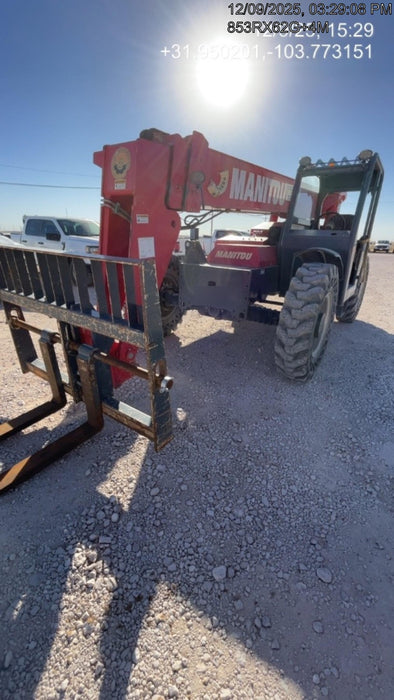 2018 Manitou MTA8044 MTA 8044 - 74 HP T4, Canopy, Worklights/Strobe, Beacon, 66" Carriage, 48" Forks, Solid Tires, Lift Hook, Aux Hydraulics
