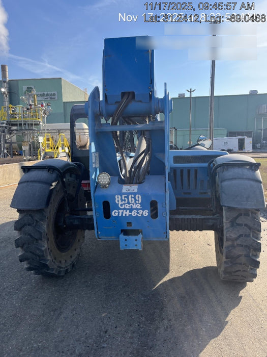 2018 Genie GTH-636 Genie GTH-636 w/Open ROPS, Solid Tires, Work Light/Beacon, 48" Carriage and Forks
