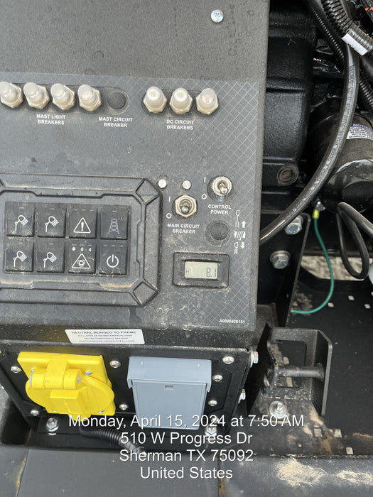 2024 Generac MLT2 Diesel, Flex Switch 120V Input, Powerzone Controller, 
(4) 320W LED Lights, 4kW Generator, 39.9 Gal Fuel Tank, 2" Ball, T3