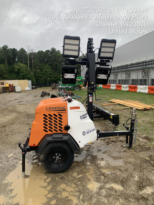 2023 Generac MLT2 Diesel, Flex Switch 120V Input, Powerzone Controller, (4) 320W LED Lights, 4kW Generator, 39.9 Gal Fuel Tank, 2" Ball, T3