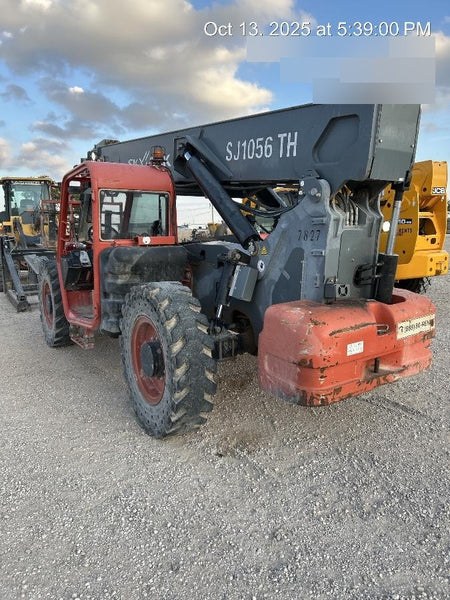 2018 Skyjack SJ1056 TH Skyjack 1056 TH Telehandler w/Open ROPS, Work Lights/Beacon, Solid Tires, 60" Carriage and Forks