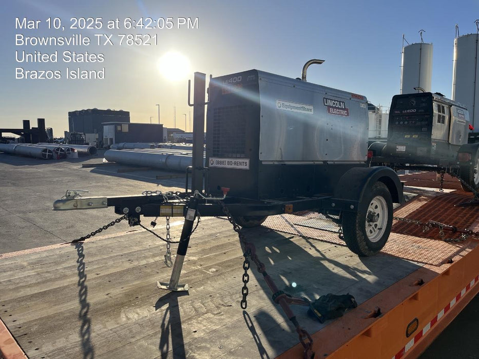 2025 Lincoln Electric LE400 Diesel, Kubota V1505, 22 HP, Trlr, Cable Rack, Light Kit, ES Decals, T3