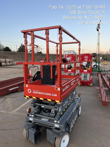 2024 Skyjack SJ3219 Electric Drive, Sld NM Tires, DBcns, RFRails, Power to Platform, T3 + Access Control
