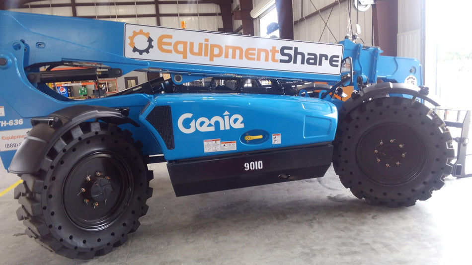 2018 Genie GTH-636 Genie GTH-636 w/Open ROPS, Solid Tires, Work Light/Beacon, 48" Carriage and Forks