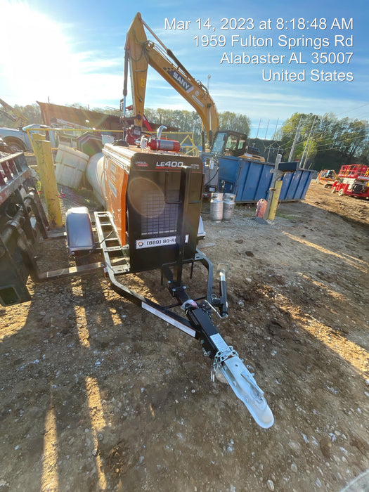 2022 Lincoln Electric LE400 Kubota V1505, Trlr, Cable Rack, Light Kit, ES Decals, T3