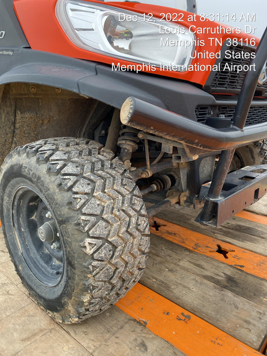 2021 Kubota RTV-X1140W-H Plastic Canopy, Windshield Acrylic Clear, LED Strobe Light, Wire Harness Kit, Back up Alarm
